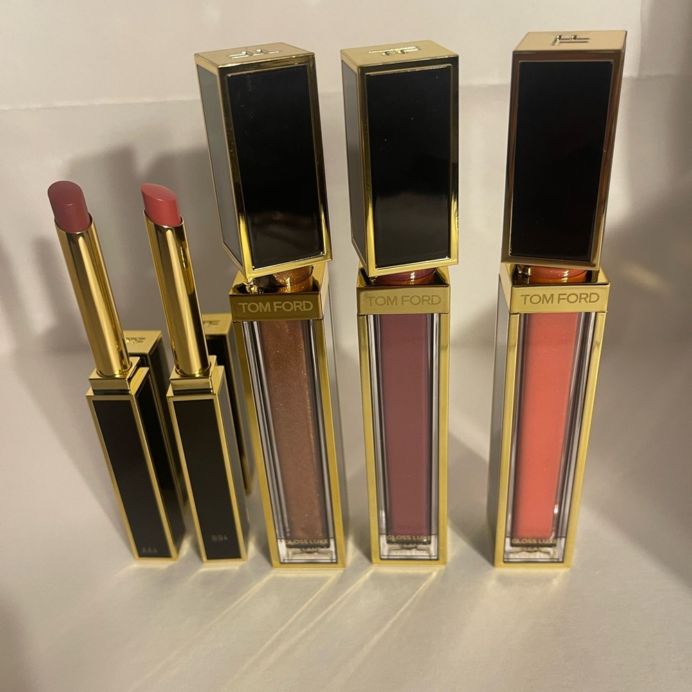 Tom Ford Gloss Luxe and Lip Color Set in Black and Gold